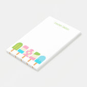 Polka Dot Popsicles Post-it Notes Pad Klebezettel (angewinkelt)