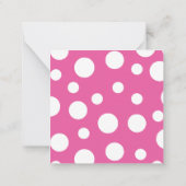 Polka Dot präsentiert Geburtstagskarten Mitteilungskarte (Rückseite)
