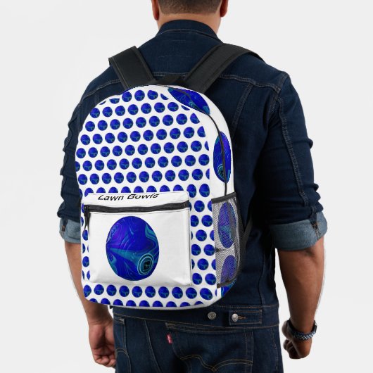 Polka Dot Precision: Der Blue Ray Bowl Bedruckter Rucksack (Insitu (Modell))