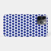 Polka Dot Precision: Der Blue Ray Bowl Case-Mate iPhone Hülle (Rückseite (Horizontal))