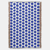 Polka Dot Precision: Der Blue Ray Bowl Decke (Vorderseite Vertikal)