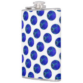 Polka Dot Precision: Der Blue Ray Bowl Flachmann (Links)