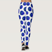 Polka Dot Precision: Der Blue Ray Bowl Leggings (Rückseite)