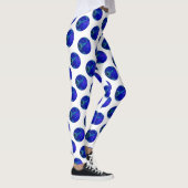 Polka Dot Precision: Der Blue Ray Bowl Leggings (Rechts)