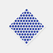 Polka Dot Precision: Der Blue Ray Bowl Serviette (Ecke)
