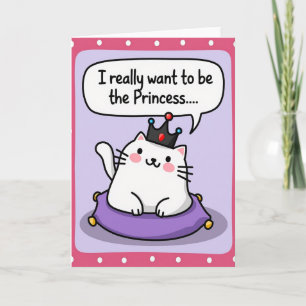 Polka Dot Prinzessin Traumkarte Karte