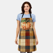 Polka dot pumpende karierte Schürze (Getragen)