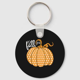 Polka Dot Pumpkin glücklicher Fall - sein Fall Yal Schlüsselanhänger