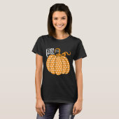 Polka Dot Pumpkin glücklicher Fall - sein Fall Yal T-Shirt (Vorne ganz)