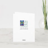 Polka Dot Pumpkin Grußkarte Karte (Rückseite)