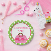 Polka Dot Purse Personalisierte Party Teller (Party)