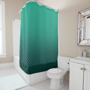 Polka dot radigrave schwarze Farben dunkler Druck Duschvorhang