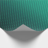 Polka dot radigrave schwarze Farben dunkler Druck Geschenkpapier (Ecke)