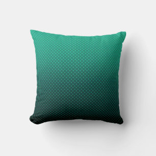 Polka dot radigrave schwarze Farben dunkler Druck Kissen