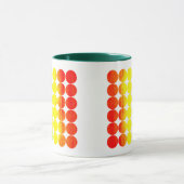 Polka Dot Rainbow 1 Tasse (Zentrum)