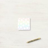 Polka Dot Rainbow Gradient Postit Notes Post-it Klebezettel (Auf Schreibtisch)