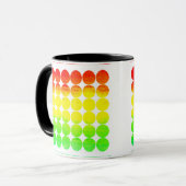 Polka Dot Rainbow Tasse (Vorderseite Links)