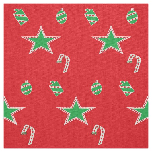 Polka Dot Red Christmas Fabrics KriyasCollection Stoff (Muster)