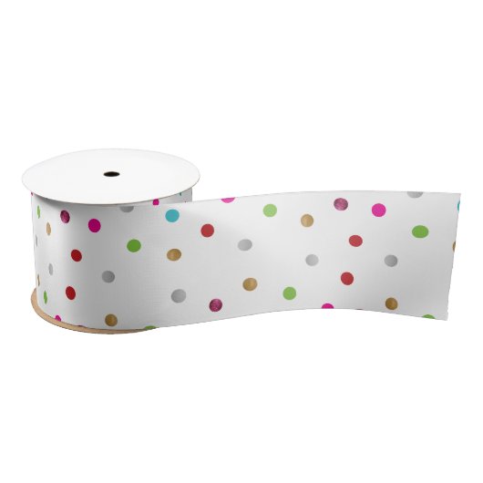 Polka Dot Ribbon Satinband (Spule)