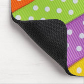 Polka Dot Ribbons Mouse Pad Mousepad (Ecke)