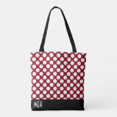 Polka Dot RM Monogramm Tasche (Rückseite)