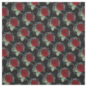 Polka Dot Rose Gothic Damask Fabric Stoff (Muster)