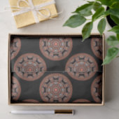 Polka Dot Safari Sunset Bohemisch Star Fall Mandal Seidenpapier (Geschenk)