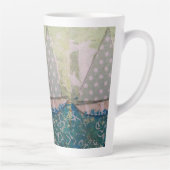 Polka-dot Sail Latte-Tasse Milchtasse (Rechts)