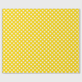 Polka Dot School Bus gelb Geschenkpapier (Flach)