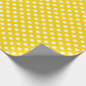 Polka Dot School Bus gelb Geschenkpapier (Ecke)
