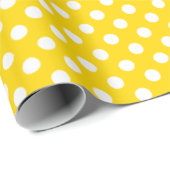 Polka Dot School Bus gelb Geschenkpapier (Rolleneckpunkt)