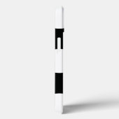 Polka Dot (Schwarz & Weiß) in beliebiger Größe anp Case-Mate iPhone Hülle (Rückseite / Rechts)