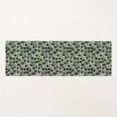 Polka Dot Scribbles Print Yogamatte (Vorderseite (Horizontal))