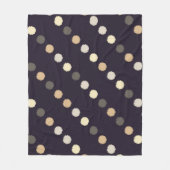 Polka dot seamless pattern. Scribble texture. Text Fleecedecke (Vorderseite)