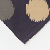 Polka dot seamless pattern. Scribble texture. Text Fleecedecke (Ecke)