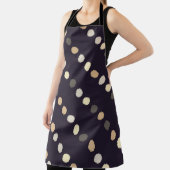 Polka dot seamless pattern. Scribble texture. Text Schürze (InSitu)