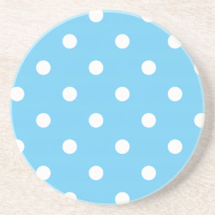 Polka Dot Series - Blue & White Untersetzer