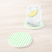 Polka Dot Series - Green & White Untersetzer (Seite)
