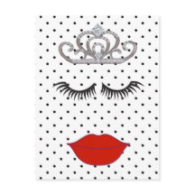 Polka Dot Shower Wo ist mein Lipstick Tiara Party