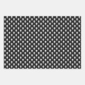 Polka Dot Skulls Wrapping Paper Set Geschenkpapier Set (Vorderseite 3)