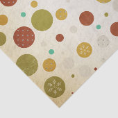 Polka Dot Snowflakes Tissue Paper Seidenpapier (Ausschnitt)