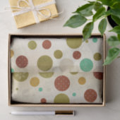 Polka Dot Snowflakes Tissue Paper Seidenpapier (Geschenk)