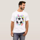 Polka Dot Soccer Funny Dot Day for Boys Kids Toddl T-Shirt (Vorne ganz)