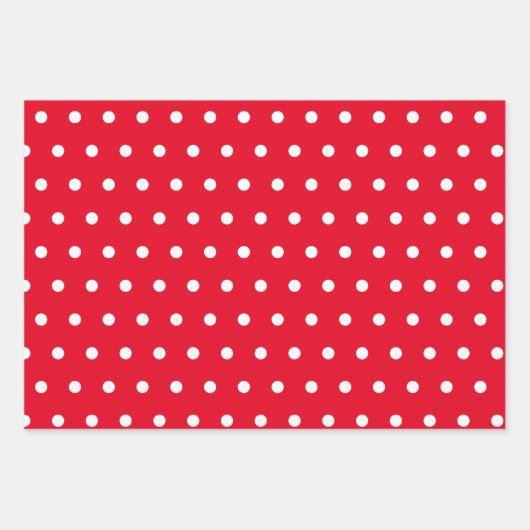 Polka Dot-Sortiment Geschenkpapier Set (Vorderseite 2)
