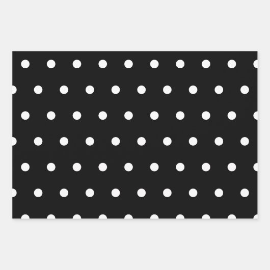 Polka Dot-Sortiment Geschenkpapier Set (Vorderseite)