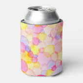 Polka Dot Splash: Farbenfrohe Wasserfarbe Dosenkühler (Kanne Vorderseite)