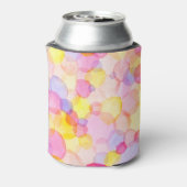 Polka Dot Splash: Farbenfrohe Wasserfarbe Dosenkühler (Kanne Rückseite)
