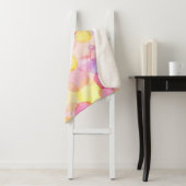Polka Dot Splash: Farbenfrohe Wasserfarbe Sherpadecke (Beispiel)