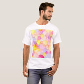 Polka Dot Splash: Farbenfrohe Wasserfarbe T-Shirt (Vorne ganz)