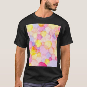Polka Dot Splash: Farbenfrohe Wasserfarbe T-Shirt